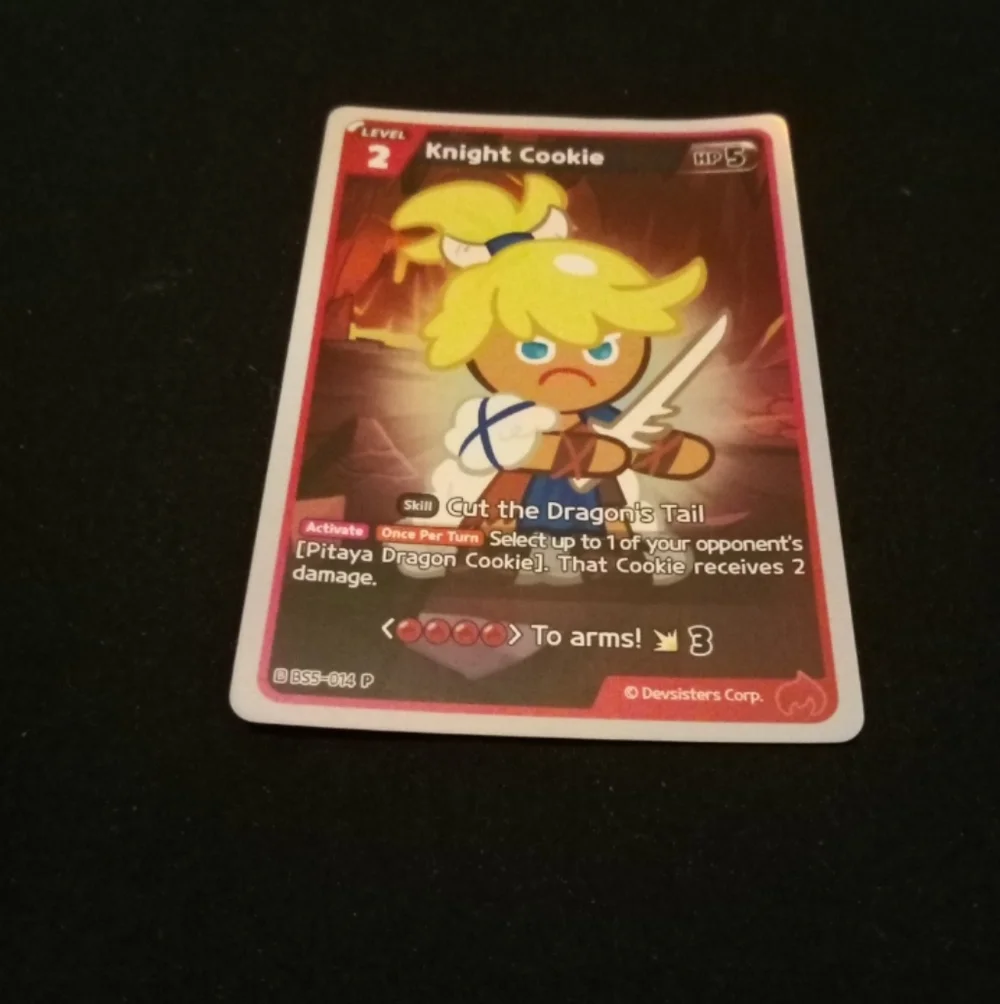 Cookie Run Braverse TCG Knight Cookie BS5-014 Foil Promo